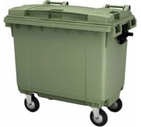 Мусорный контейнер Дигрус 660 л зеленый 25.С19-З/Д
