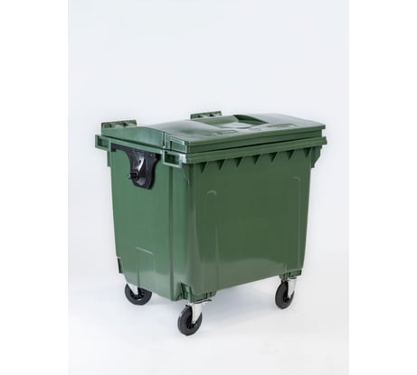 Мусорный контейнер Дигрус 1100 л зеленый 29.С19-З/Д