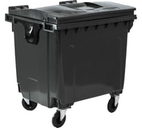 Мусорный контейнер Дигрус 1100 л темно-серый 29.С19-ТС/Д