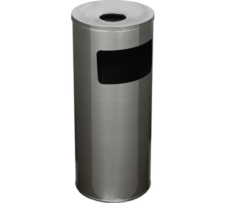 Корзина для бумаг Титан Мета Ц 250Н с пепельницей алюминий 4607078083575