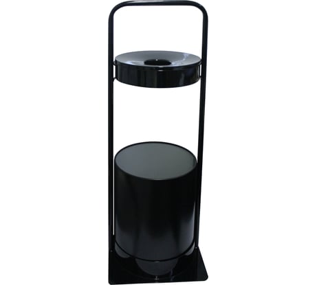 Уличная урна Титан Мета СЛП3-250 с пепельницей черный 4607078089713