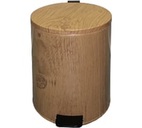 Педальная урна Титан Мета 15 л бук 4607078088297