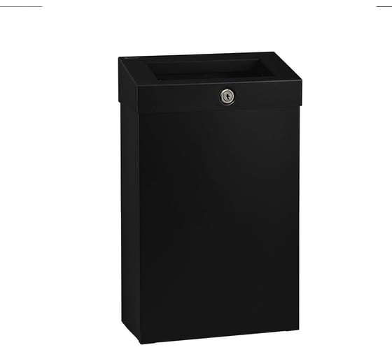 Корзина для мусора Merida STELLA R (BLACK) с конусным отверстием металлическая 12 л KSC107.R