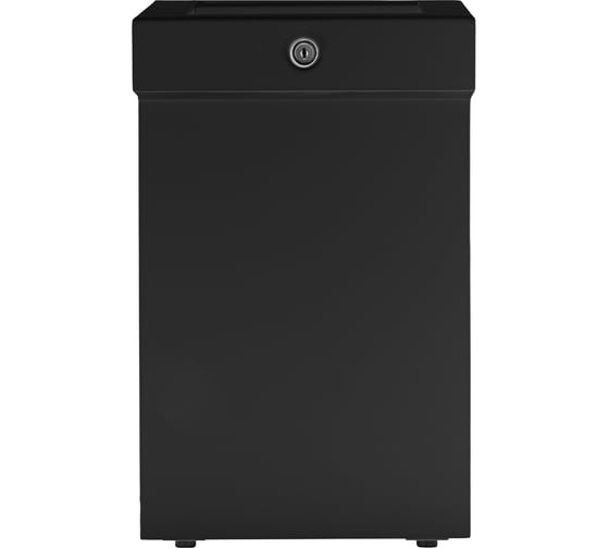 Корзина для мусора Merida STELLA R (BLACK) с конусным отверстием металлическая 12 л KSC107.R