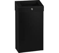 Корзина для мусора Merida STELLA R (BLACK) с конусным отверстием, металлическая, 47 л KSC102.R