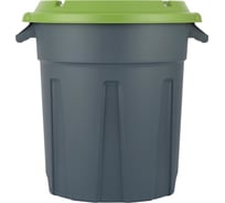 Бак Blocker 60 л, для хранения, с крышкой, цвет серый 34274