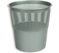 Офисная корзина Attache 10 л, пластик, серая 15493