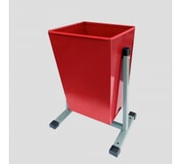 Комплект урн уличных FerrumFormat Пирамида 4 шт красный 4620065516511
