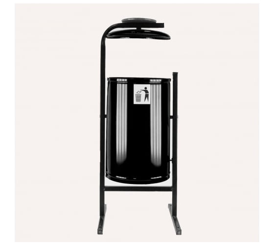 Урна уличная FerrumFormat Космос черный 4620065510328
