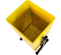 Урна уличная FerrumFormat Уралочка Бюджет 2 желтый 4620065511318