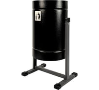 Урна уличная FerrumFormat Уралочка Бюджет черный 4620065511028