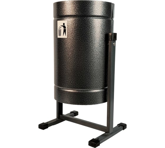 Урна уличная FerrumFormat Уралочка Бюджет серебро 4620065511059
