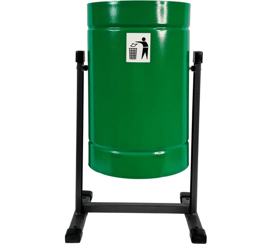 Урна уличная FerrumFormat Уралочка Бюджет зеленый 4620065510984
