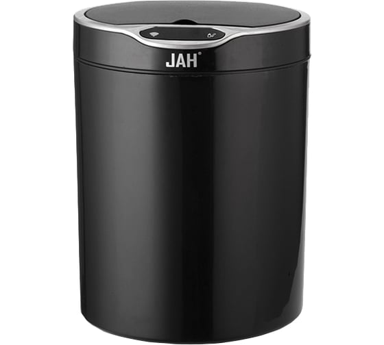 Сенсорное ведро для мусора Foodatlas JAH-6111 круглое, 12 л черный ЦБ000000332 1