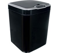 Сенсорное ведро для мусора Foodatlas JAH-6511 квадратное, 15 л черный ЦБ000000330