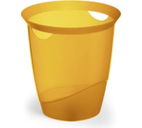 Легкая пластиковая корзина для мусора DURABLE TREND 16 литров, оранжевый 1701710009