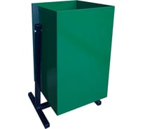 Металлическая урна KlestO Стандарт зеленая 500x240x240 1292570