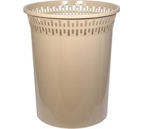 Мусорная корзина BORA 8 л 29х245 мм пластик коричневый 1/48 ПЛ-BO046k