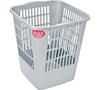 Мусорная корзина BORA 11.5 л пластик серая 1/28 ПЛ-BO038