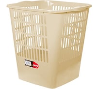 Мусорная корзина BORA 16 л пластик бежевый 1/23 ПЛ-BO039b
