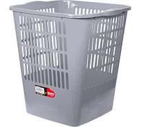 Мусорная корзина BORA 16 л пластик серый 1/23 ПЛ-BO039g