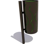 Уличная урна 7 скамеек Сириус 67093/СИРИУС/9005