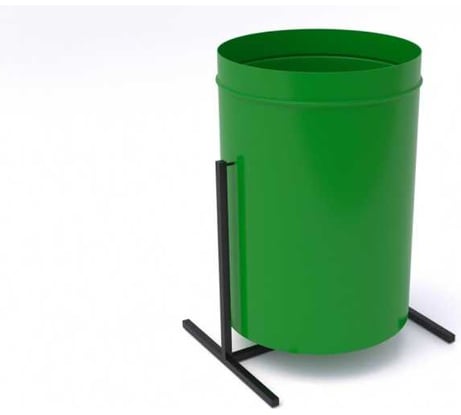 Урна поворотная ООО ПК ХозЦентр круглая 25 л порошковая окраска СИ-01832