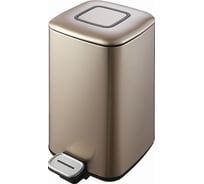 Педальное ведро WeltWasser WW MILA CG 12 л шампань золото 10000001969