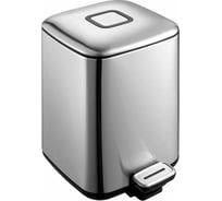 Педальное ведро WeltWasser WW MILA MT 9 л матовая сталь 10000000885
