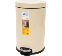 Педальное ведро WeltWasser WW ERFIE BG 12 л бежевый 10000000904