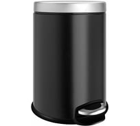 Педальное ведро WeltWasser WW ERFIE BL 3 л черный матовый 10000000895