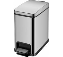 Педальное ведро WeltWasser WW TOBER MT 8 л матовая сталь 10000003981