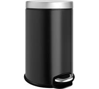 Педальное ведро WeltWasser WW ERFIE BL 8 л черный матовый 10000000897