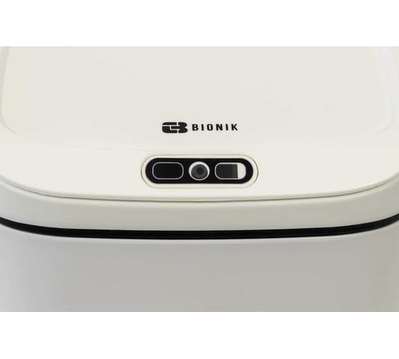 Ведро для мусора сенсорное BIONIK цвет белый, 14 л BK6023
