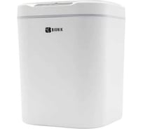 Ведро для мусора сенсорное BIONIK цвет белый, 15 л BK6012