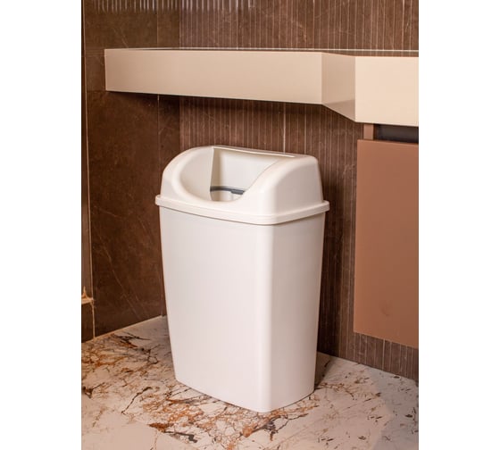 Ведро мусорное Luscan PROFESSIONAL Luscan Professional настенное 23л белое 3521W 1012161