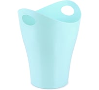 Корзина для бумаг Стамм 8 л, голубая Pastel КР160