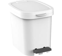 Мусорный бак с педалью Faplana BE-UTIL 10 л, белый 760.23370
