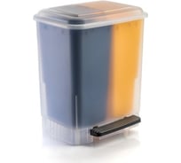 Мусорный бак с педалью Faplana ECO 20 л, желтый-синий 794.23181