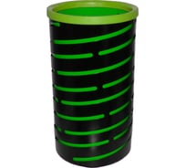 Урна уличная ПРОФМЕТСТИЛЬ Индастриал зелёная, без крышки 1154