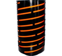 Урна уличная ПРОФМЕТСТИЛЬ Индастриал оранжевая, с крышкой 1151