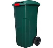 Мусорный контейнер INTELLPACK 120 л с застежкой зелёный int -K 11120zGR
