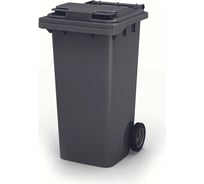 Мусорный контейнер INTELLPACK 240 л на колёсах с крышкой, серый int - IP 24.С29