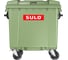 Контейнер для мусора SULO зеленый 1100 л 00-00025077 4