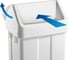 Пластиковое ведро TTS MAX 25 л, с качающейся крышкой, цвет крышки коричневый 00005200J 2