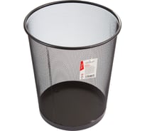 Корзина для бумаг Berlingo Steel&Style 20 л, сетчатая, металлическая, черная BMs_41802