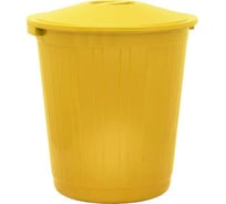 Бак с крышкой Дигрус (80 л) желтый арт Б-80-ЖК/Д