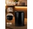 Ведро для мусора PERFECTO LINEA с педалью, 5 л, черное, сталь, серия Black Onyx 22-200205 ЦЗ-1649099088 2