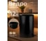 Ведро для мусора PERFECTO LINEA с педалью, 12 л, черное, сталь, серия Black Onyx 22-200212 ЦЗ-1034879820 2