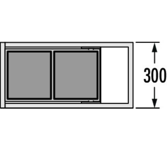 Комплект контейнеров ALVEUS Tandem 30 см, 2x15 л 3663101